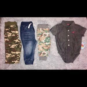 Infant Pants & Button Down Bundle SZ6-9M